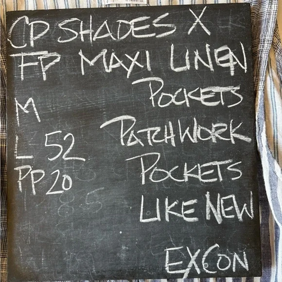 Free People CP Shades Linen Patchwork Dress - Picture 9 of 16